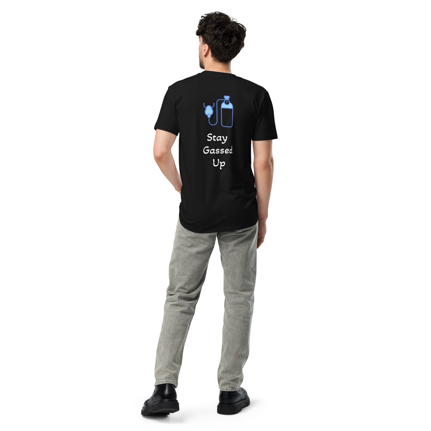 N2O Stay Gassed Up premium t-shirt